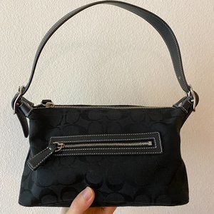 Coach Saffiano Mini Tote in Canvas